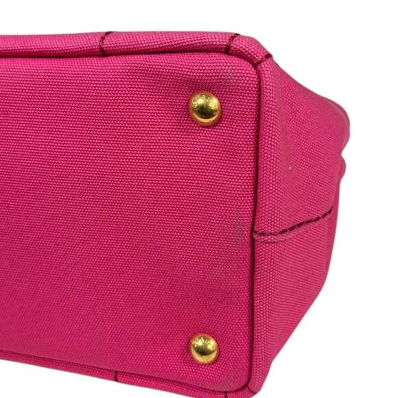 PRADA Pink Canvas Shoulder Bag - Picture 10 of 12